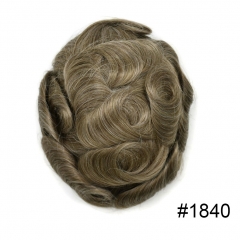 1840#Medium Blonde with 40% Grey Fiber
