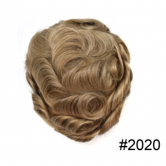 2020#Light Ash Blonde with 20% Grey Fiber
